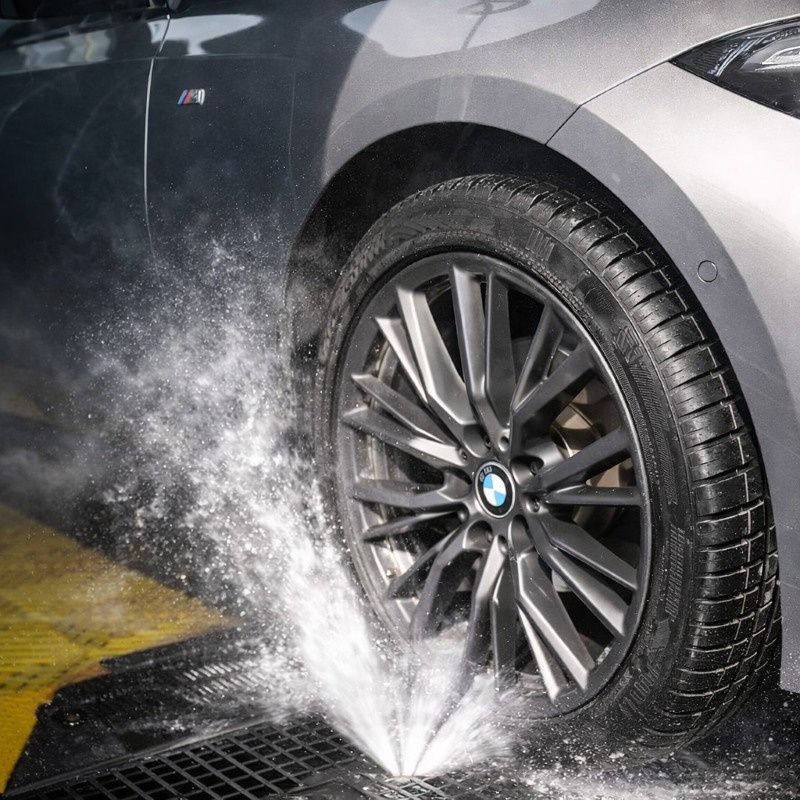 underbody cleaning car wash system